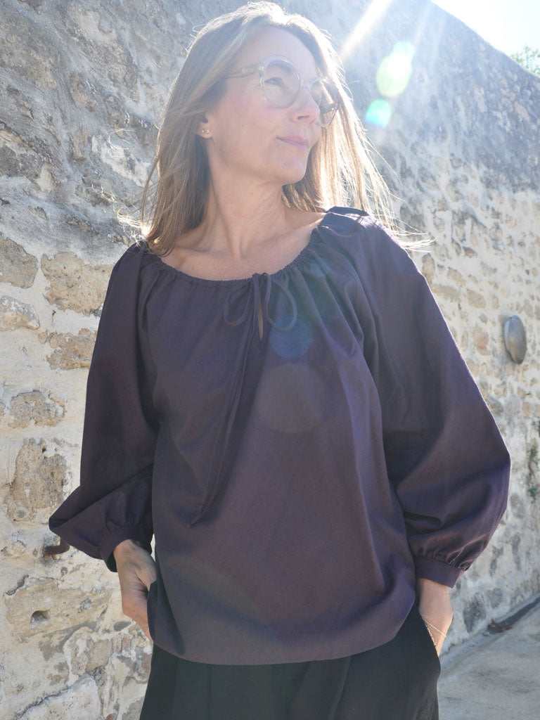 AIKA BLUSE GRAPE