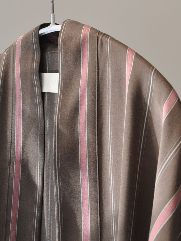 ALEA ROSE STRIPED TENCEL KIMONO