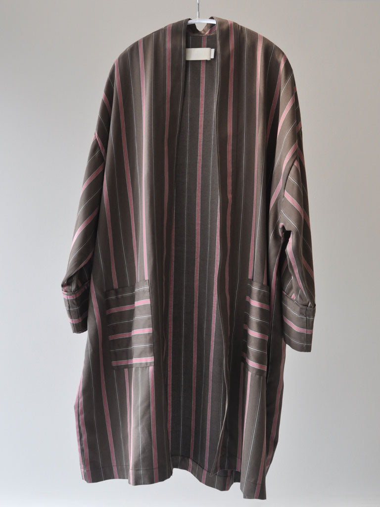 ALEA ROSE STRIPED TENCEL KIMONO