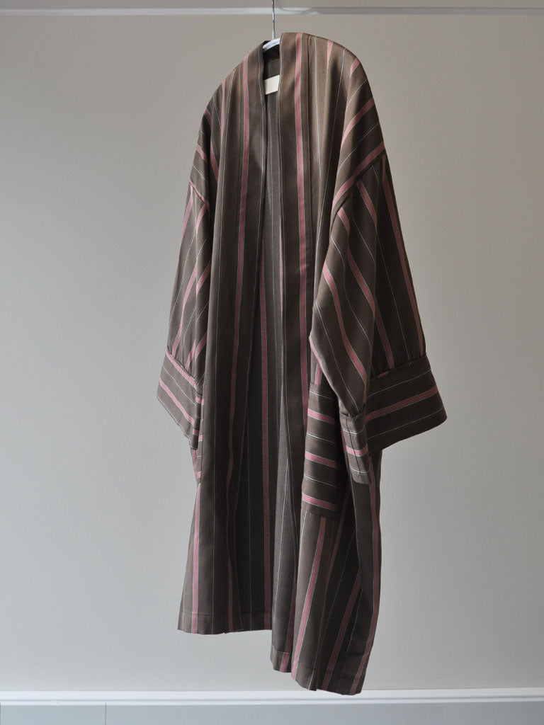 ALEA ROSE STRIPED TENCEL KIMONO