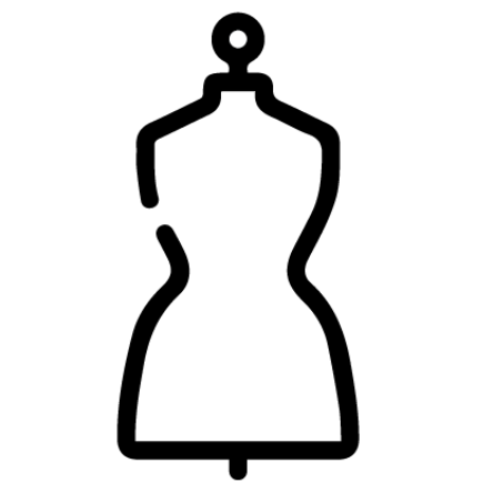 Dress Form Outline Logo