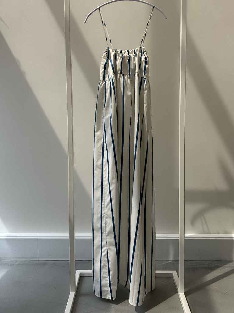 ASTIS Dress – Long Summer Dress with Blue Stripes