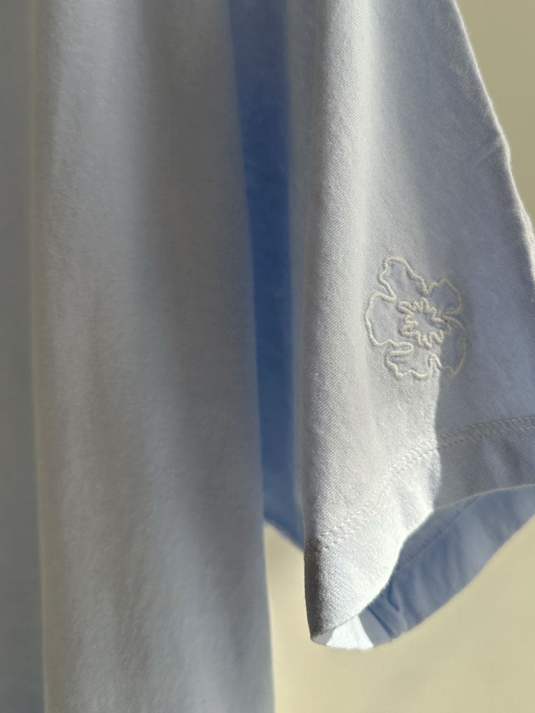 AVIO TEE - LYSEBLÅ