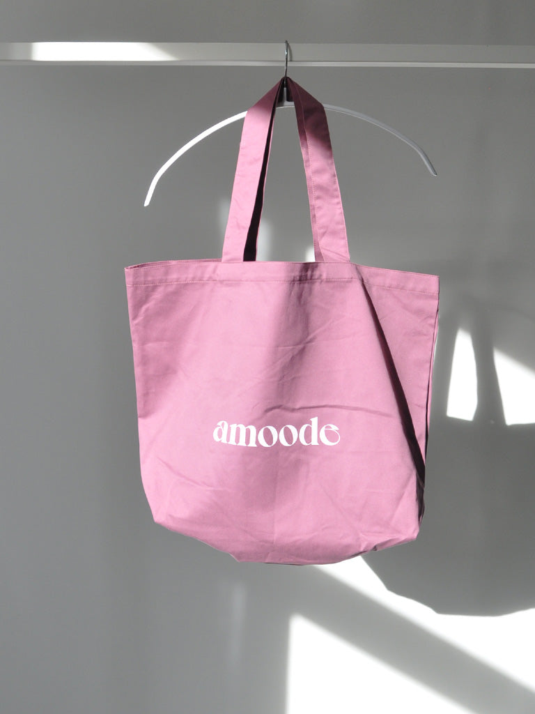 CARRIE CANVAS TOTE BAG - LILLA