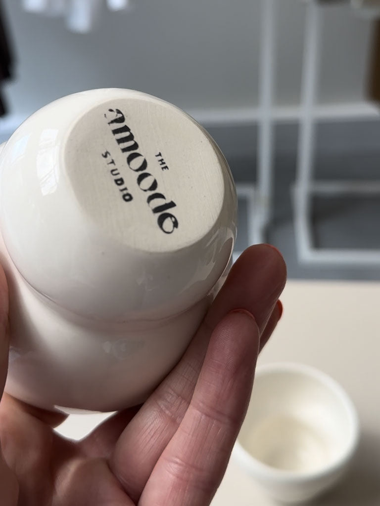 AMOODE CORTADO KOP HVID