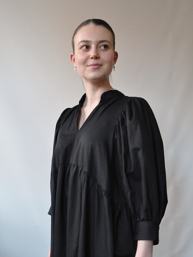 Front of Olivia Dress in Black