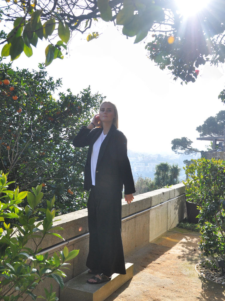 PALAZZO BLAZER BLACK