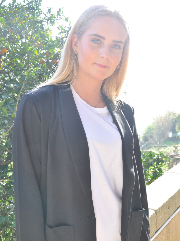 PALAZZO BLAZER BLACK