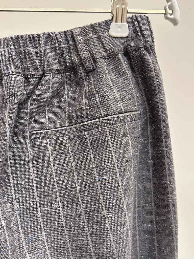 SARA PINSTRIPED PANTS