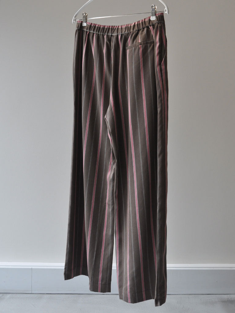 SARA ROSE STRIPED TENCEL PANTS