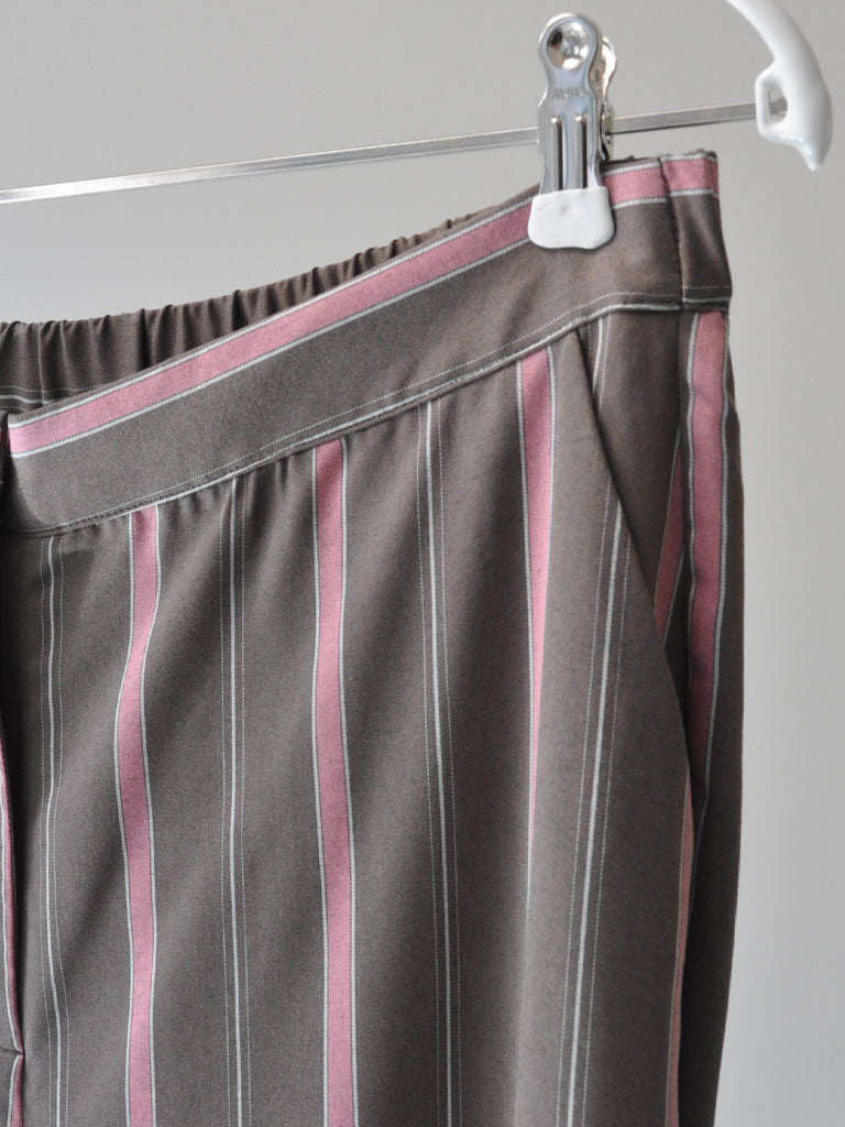 SARA ROSE STRIPED TENCEL PANTS