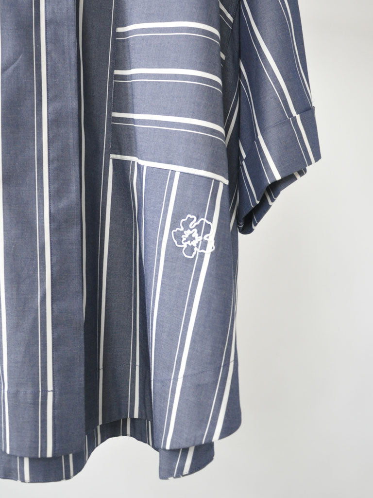 SIENA CALI BLUE STRIPES SHIRT
