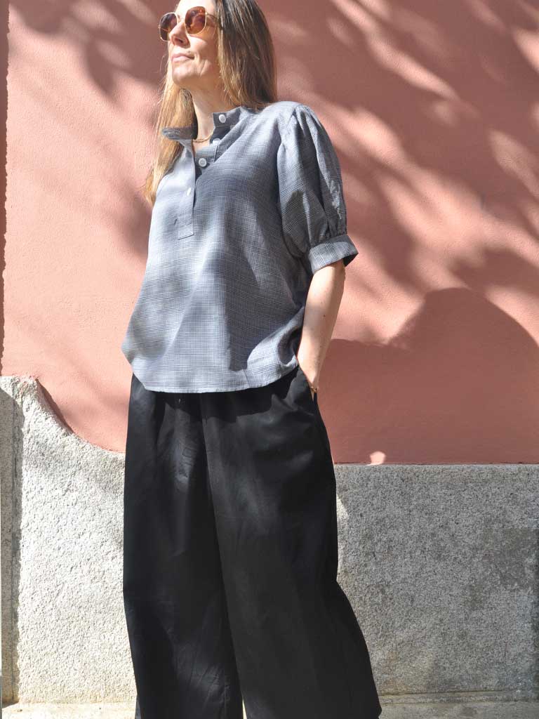 ALEA BLACK LOOSE PANTS