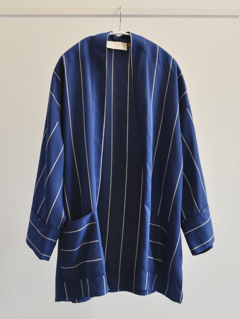 ALEA BLUE STRIPE KIMONO