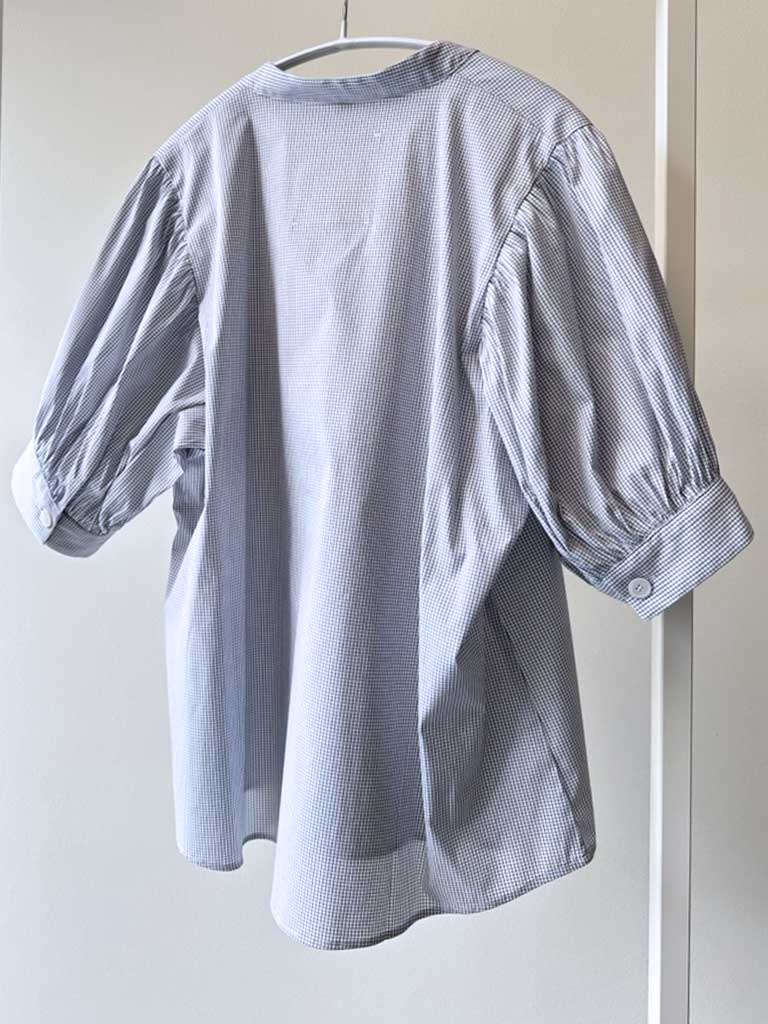 Skjorte i Mini Tern med Puffærmer – AVA SHIRT