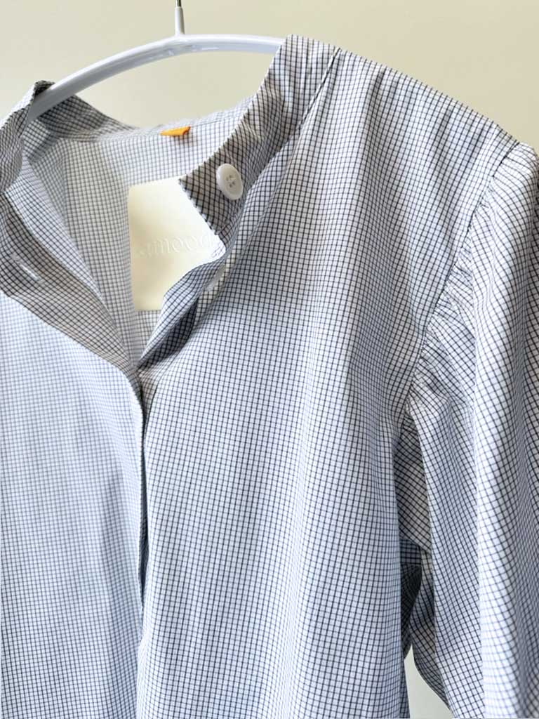 Skjorte i Mini Tern med Puffærmer – AVA SHIRT