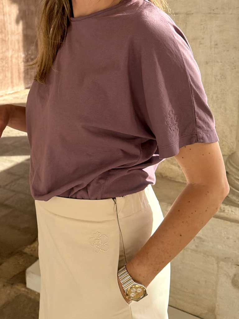 Plum Organic Cotton T-Shirt – AVIO TEE