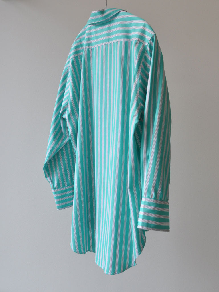 BEA GREEN STRIPE SHIRT