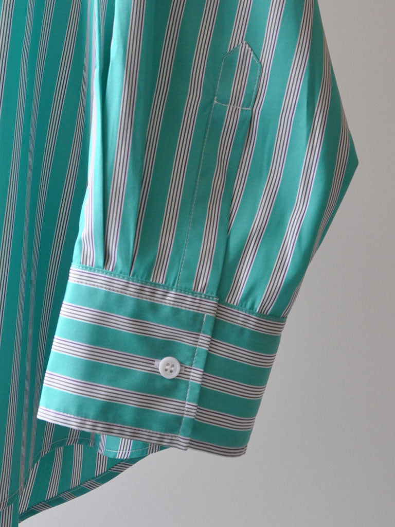 BEA GREEN STRIPE SHIRT