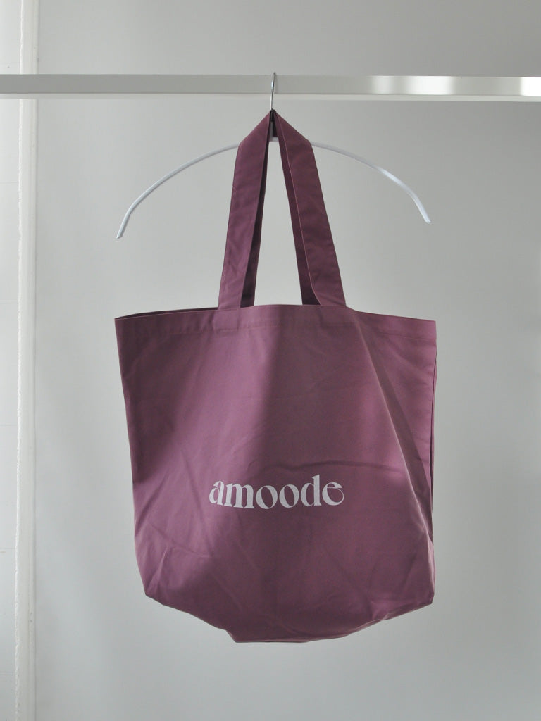 CARRIE CANVAS TOTE BAG - PURPLE