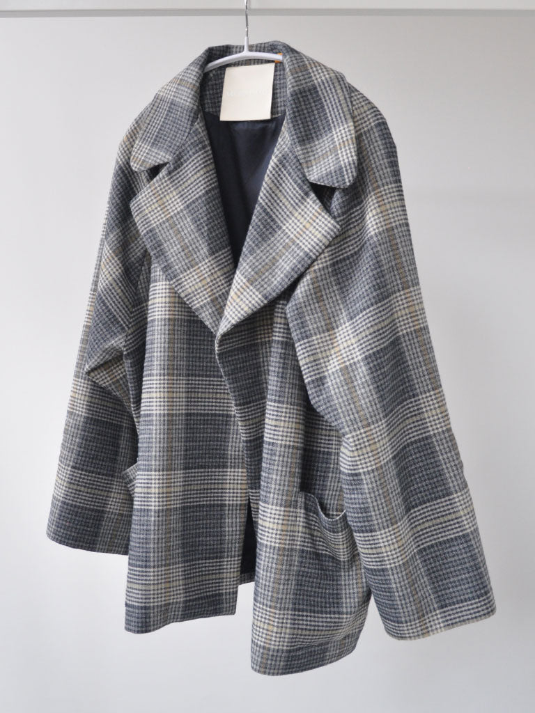 KYOTO CHECK BLAZER JAKKE