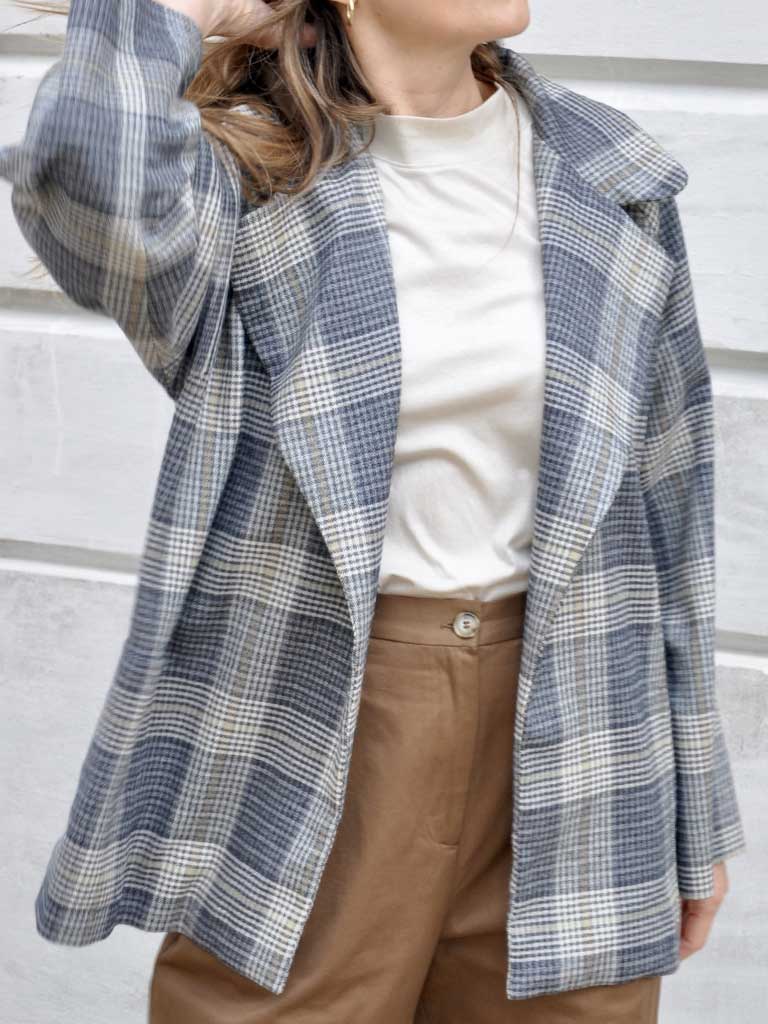 KYOTO CHECK BLAZER JAKKE