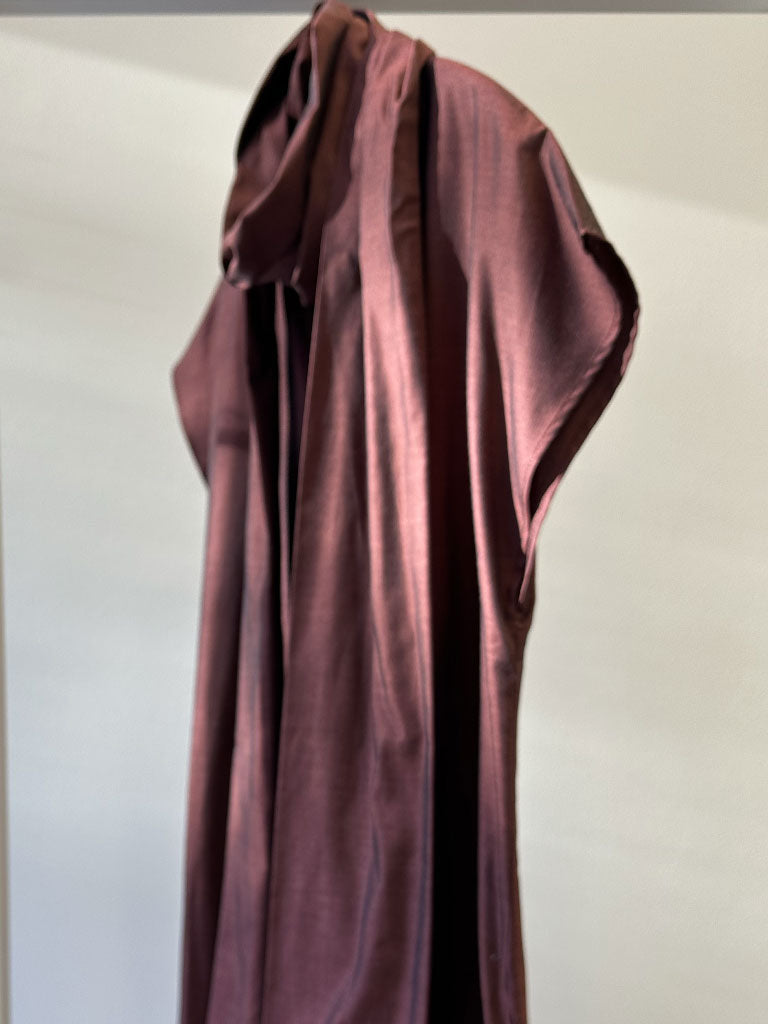 Long Red Party Dress with Oversized Bow – LUVIA DRESS