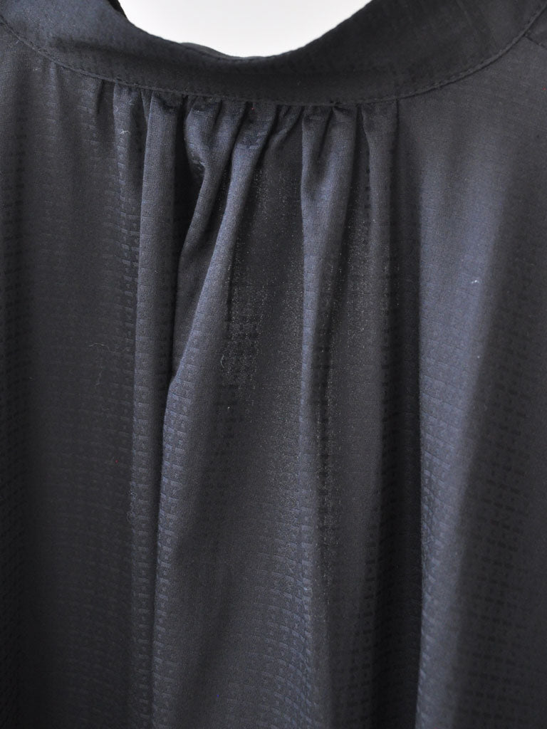Neckline closeup of Olivia Dress in Black