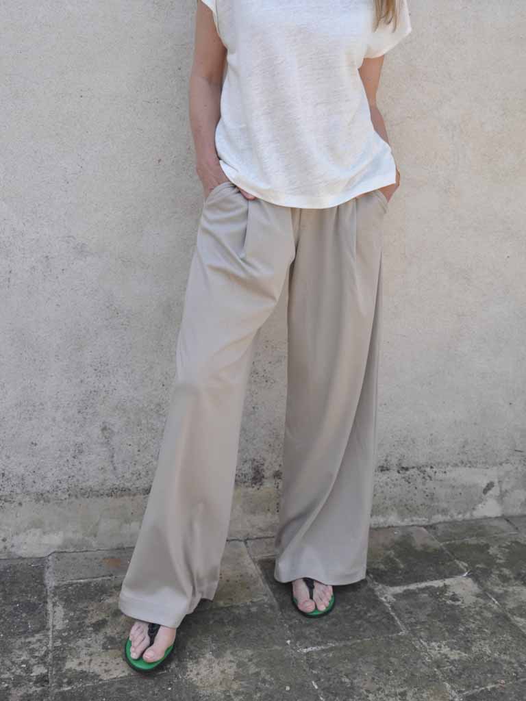 PALAZZO BUKSER BEIGE