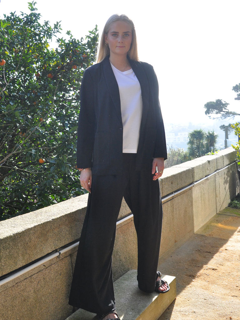 PALAZZO PANTS BLACK
