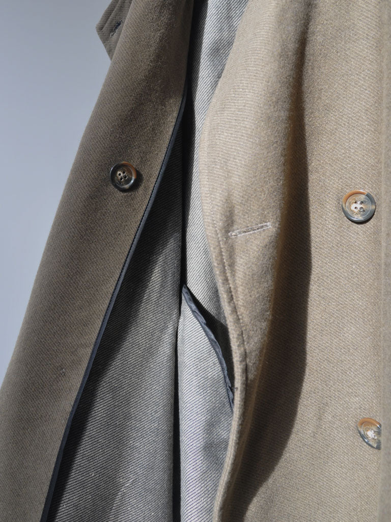 Tea Trench Jacket with Matching Buttons in Olive Green – Amoode