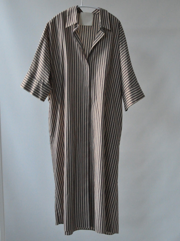 Front of Striped Shirt Dress